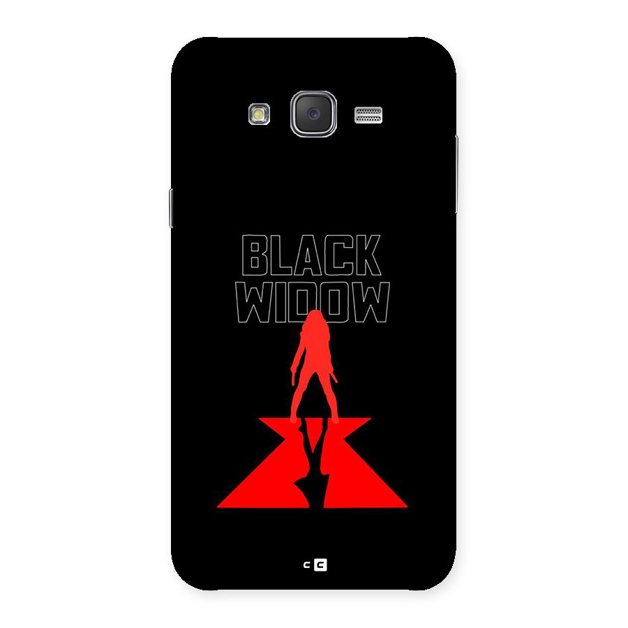 Black Widow Back Case for Galaxy J7