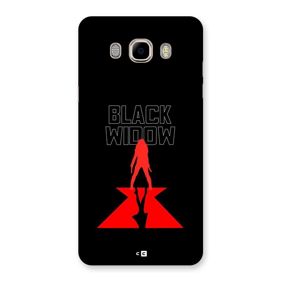 Black Widow Back Case for Galaxy J7 2016