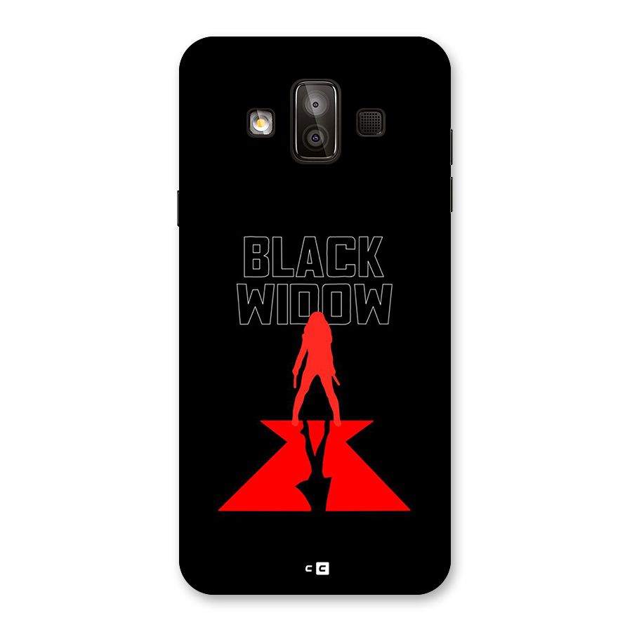 Black Widow Back Case for Galaxy J7 Duo