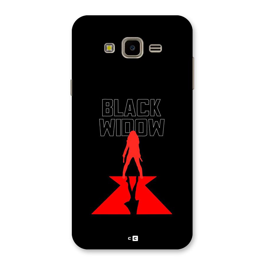 Black Widow Back Case for Galaxy J7 Nxt