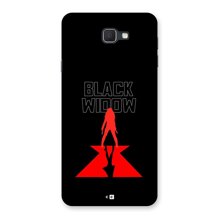 Black Widow Back Case for Galaxy J7 Prime