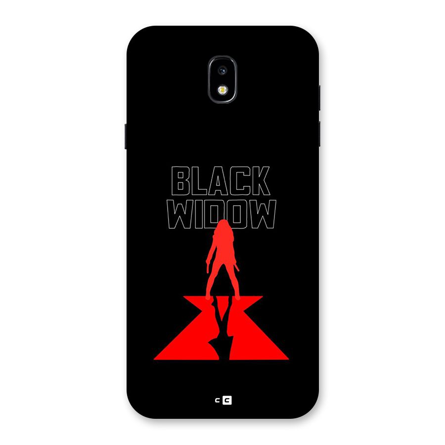 Black Widow Back Case for Galaxy J7 Pro