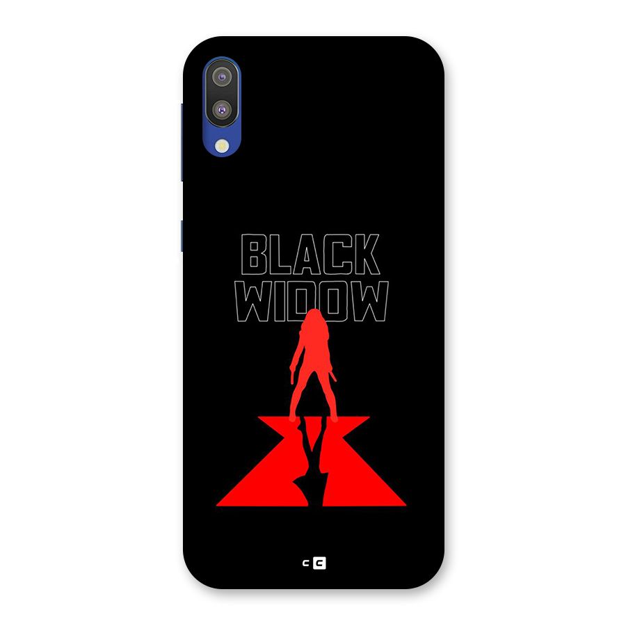 Black Widow Back Case for Galaxy M10