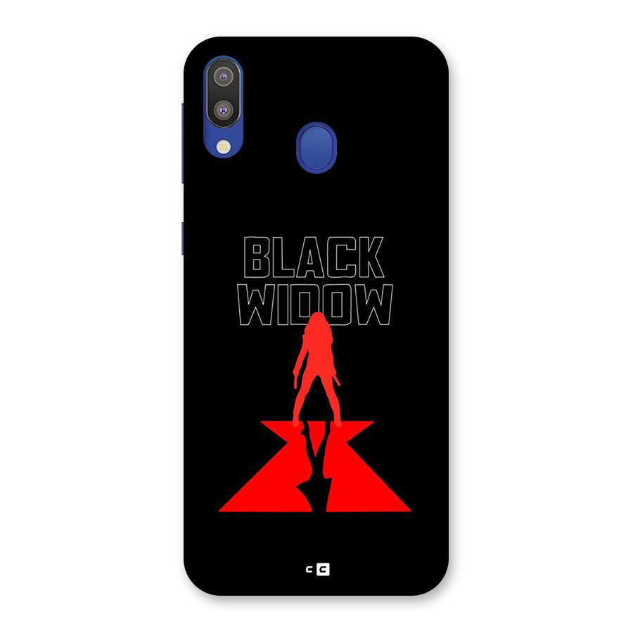 Black Widow Back Case for Galaxy M20
