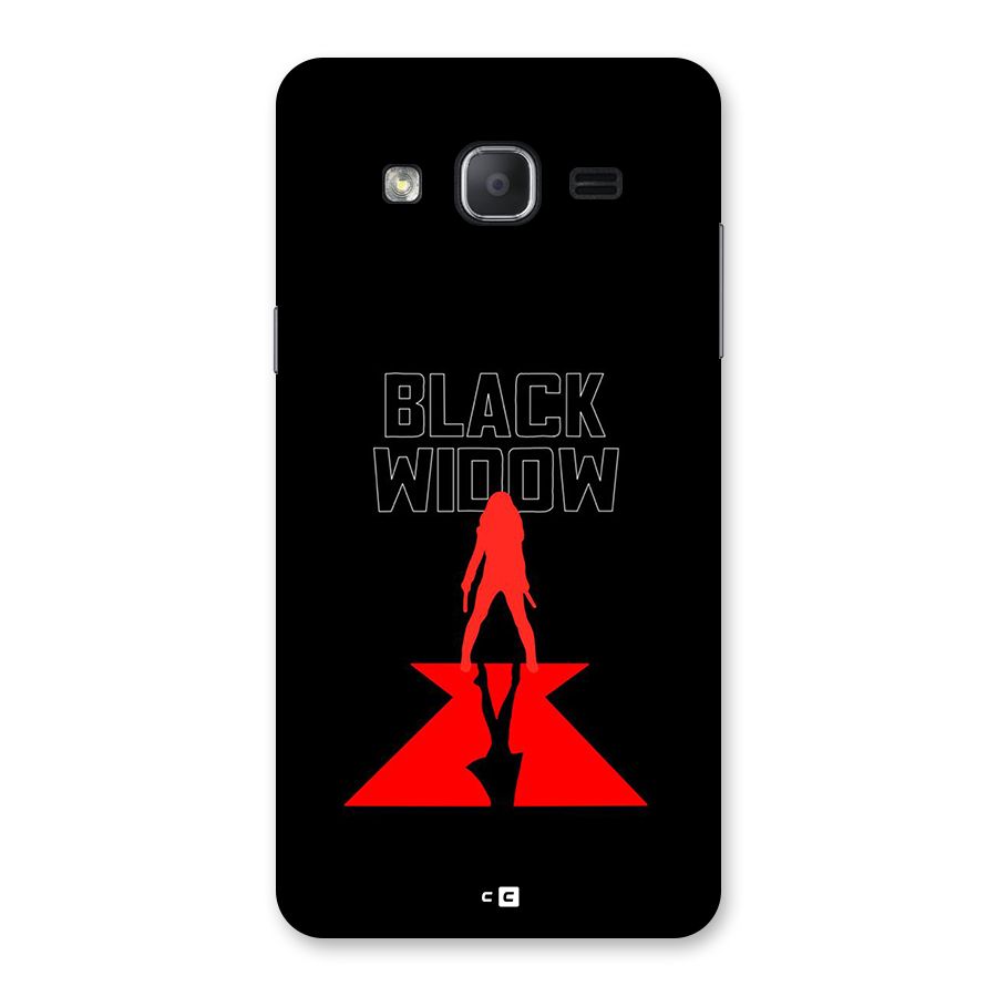 Black Widow Back Case for Galaxy On7 2015