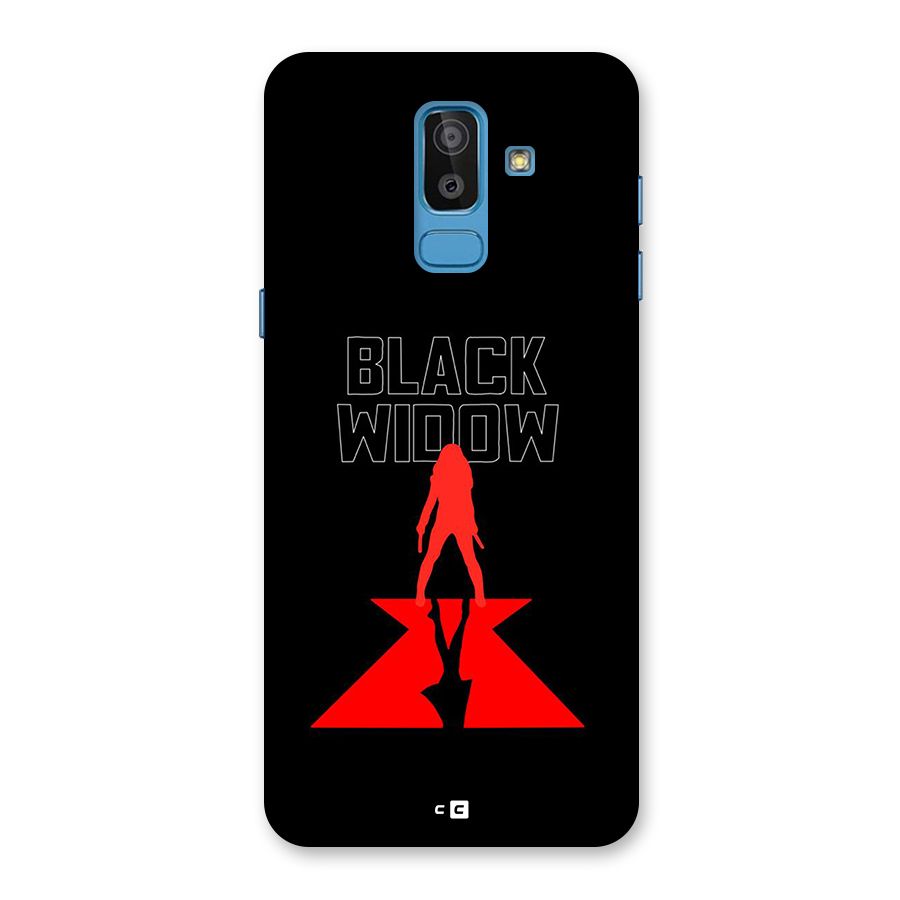 Black Widow Back Case for Galaxy On8 (2018)