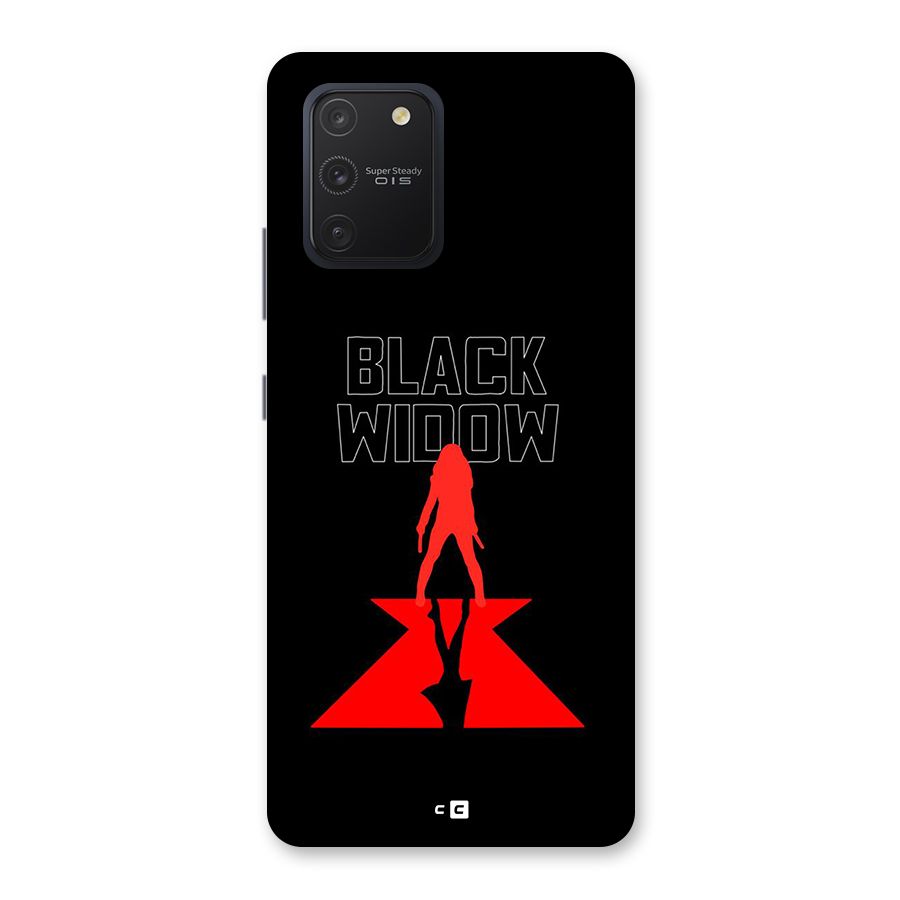 Black Widow Back Case for Galaxy S10 Lite