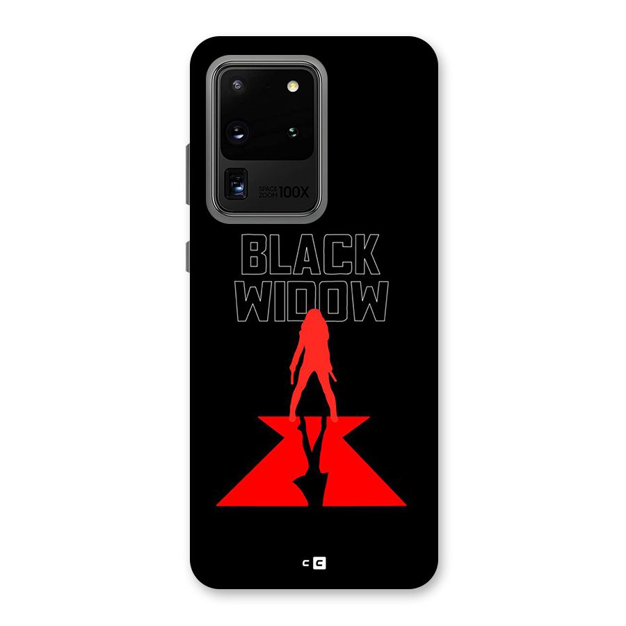 Black Widow Back Case for Galaxy S20 Ultra