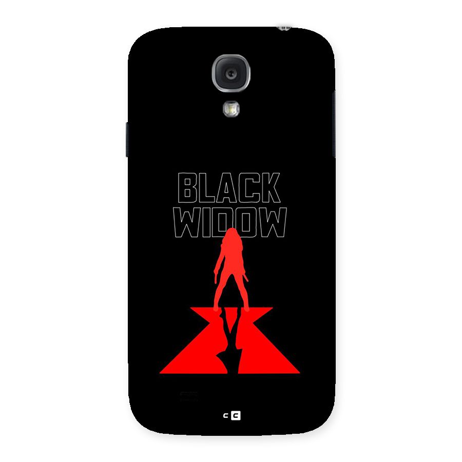Black Widow Back Case for Galaxy S4
