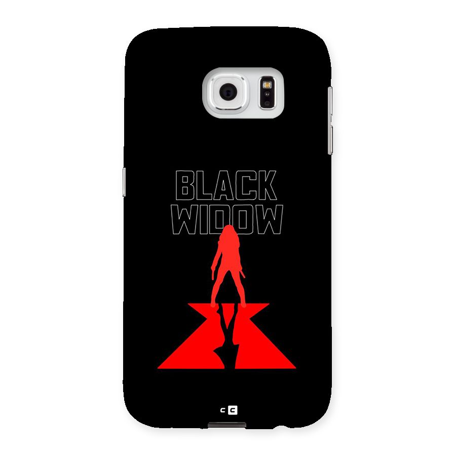 Black Widow Back Case for Galaxy S6