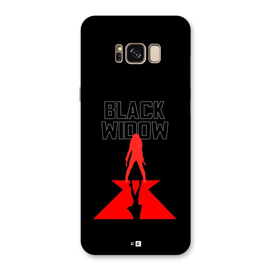 Black Widow Back Case for Galaxy S8 Plus