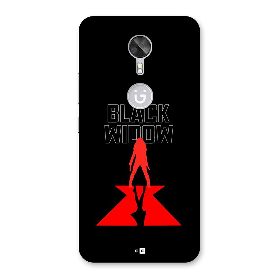 Black Widow Back Case for Gionee A1