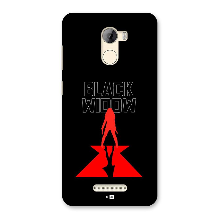 Black Widow Back Case for Gionee A1 LIte