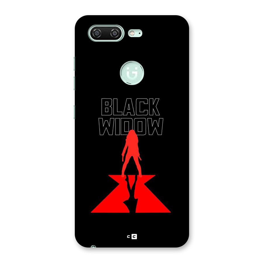 Black Widow Back Case for Gionee S10