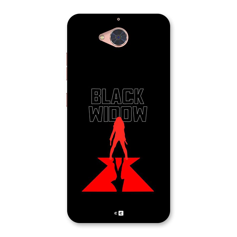Black Widow Back Case for Gionee S6 Pro