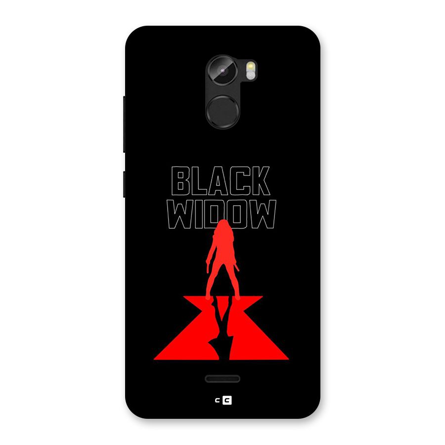 Black Widow Back Case for Gionee X1