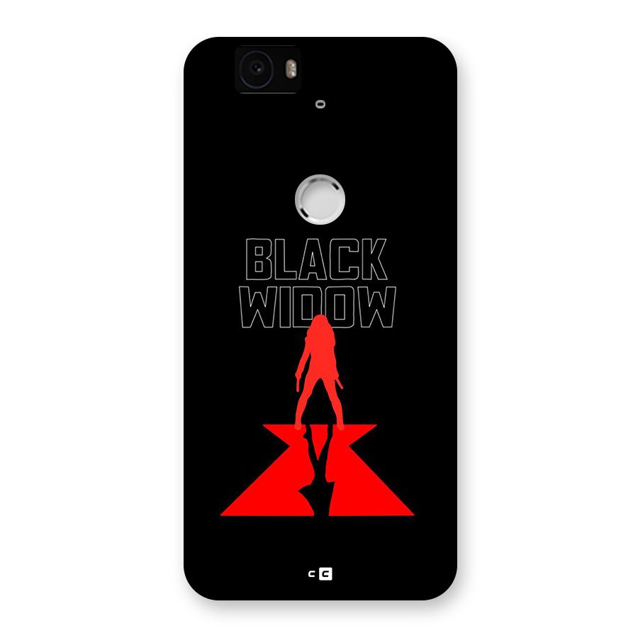 Black Widow Back Case for Google Nexus 6P