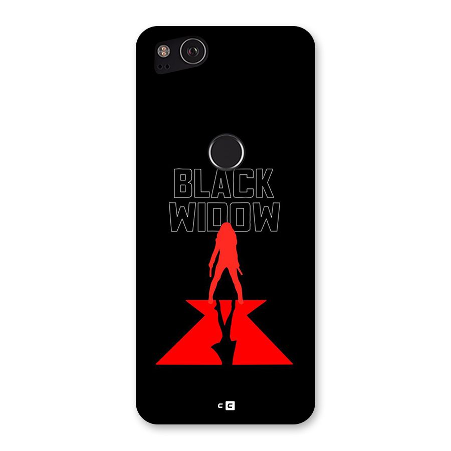 Black Widow Back Case for Google Pixel 2