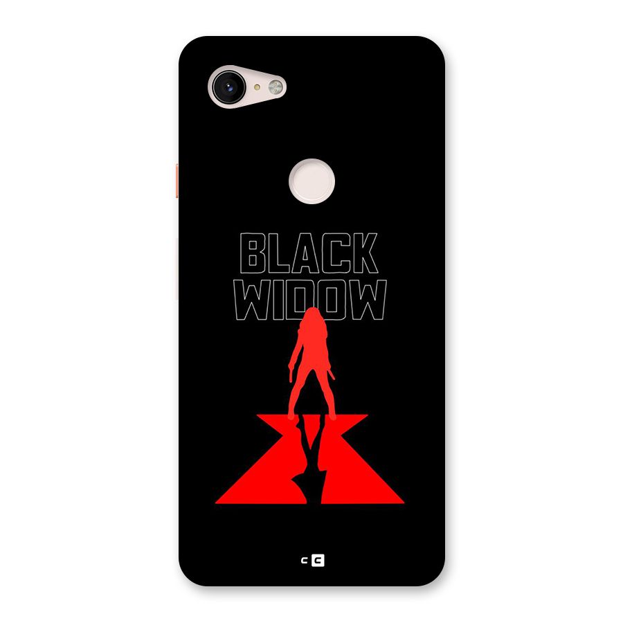 Black Widow Back Case for Google Pixel 3 XL