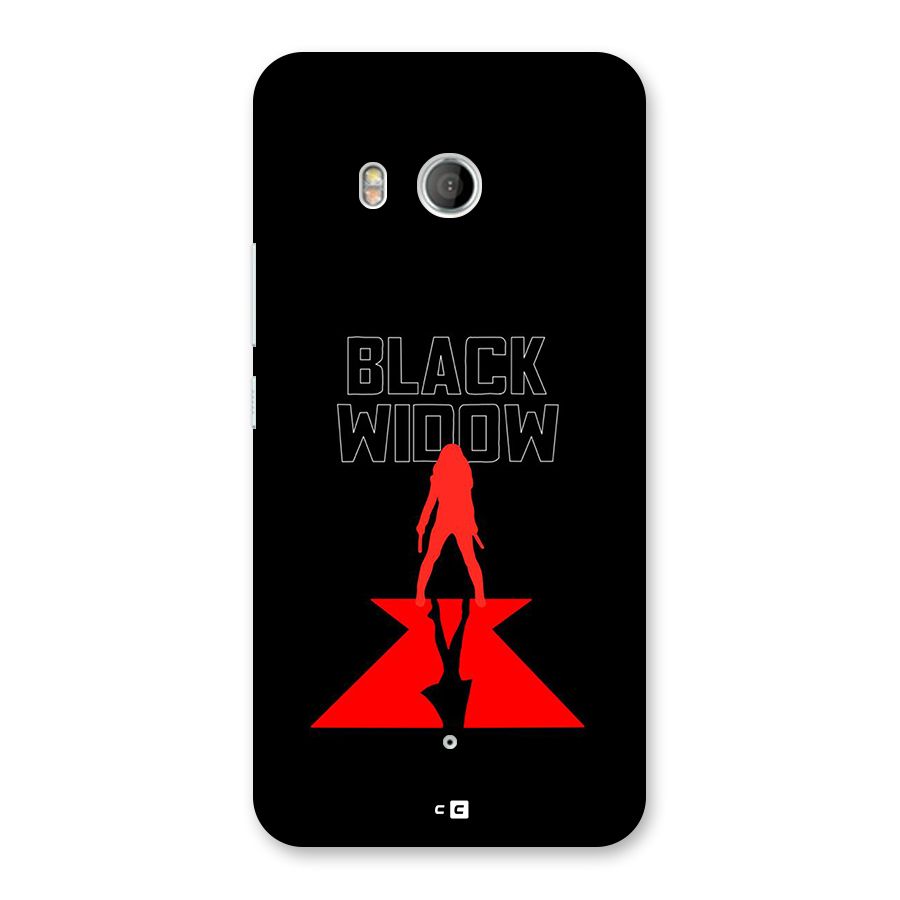 Black Widow Back Case for HTC U11