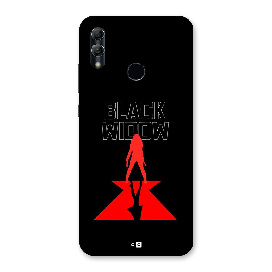 Black Widow Back Case for Honor 10 Lite