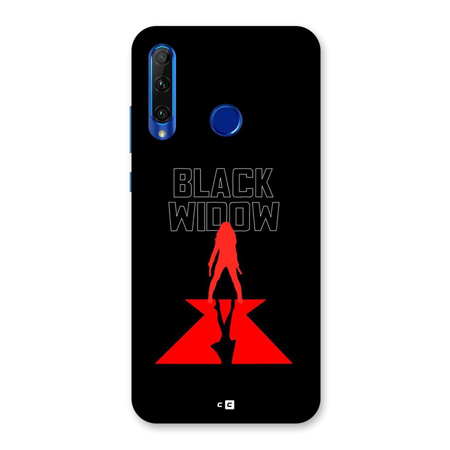 Black Widow Back Case for Honor 20i