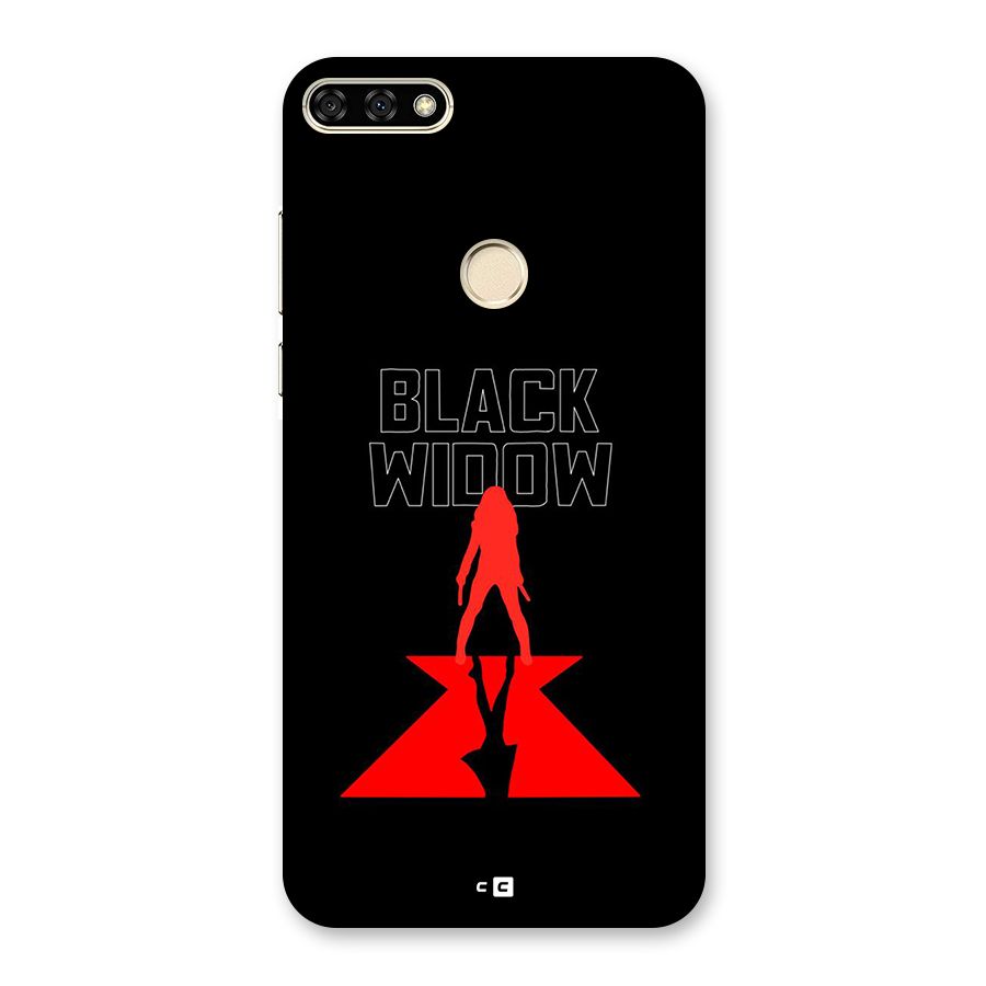 Black Widow Back Case for Honor 7A