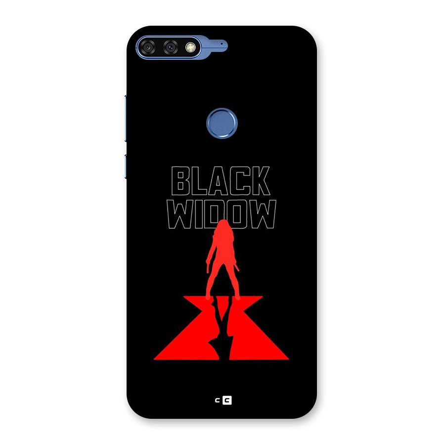Black Widow Back Case for Honor 7C