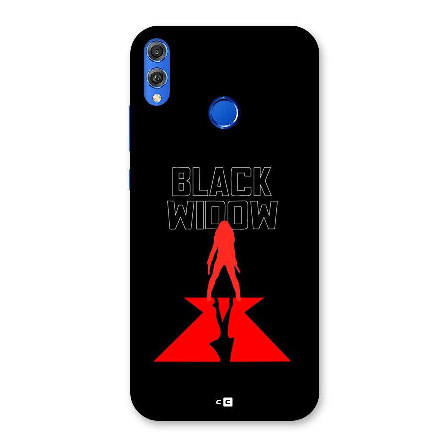 Black Widow Back Case for Honor 8X