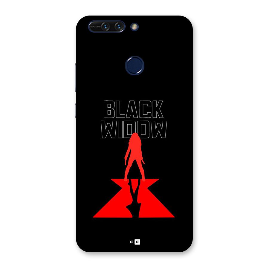 Black Widow Back Case for Honor 8 Pro