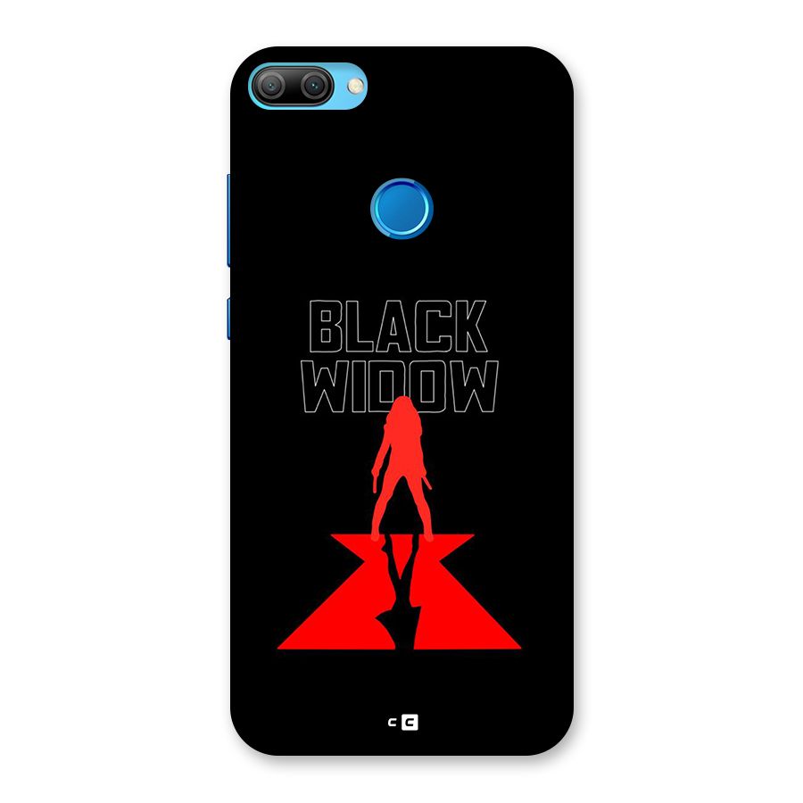 Black Widow Back Case for Honor 9N