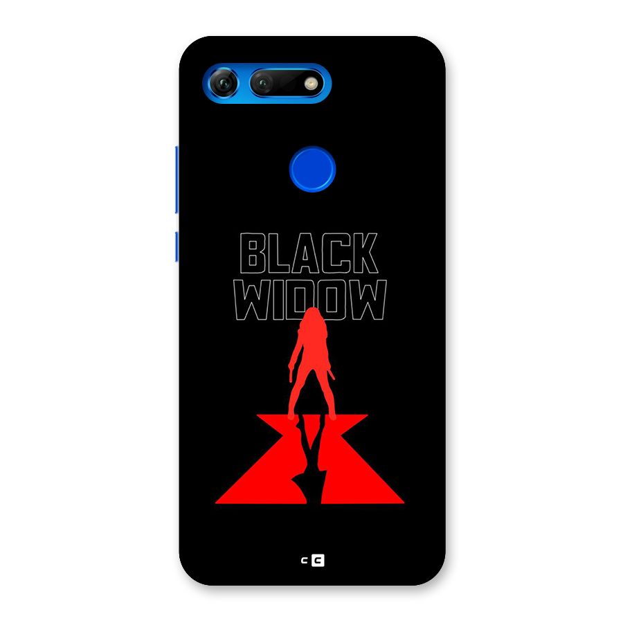 Black Widow Back Case for Honor View 20