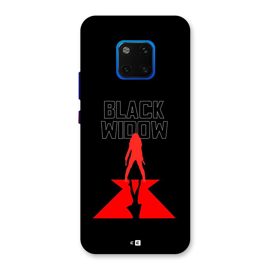Black Widow Back Case for Huawei Mate 20 Pro