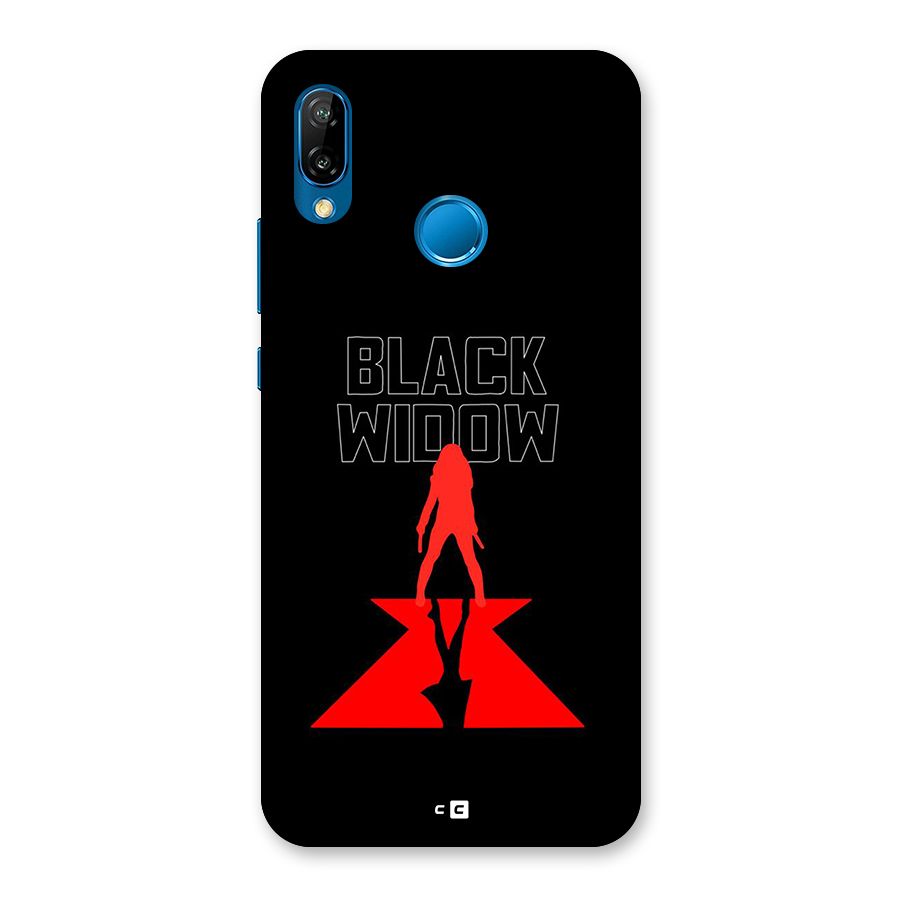 Black Widow Back Case for Huawei P20 Lite