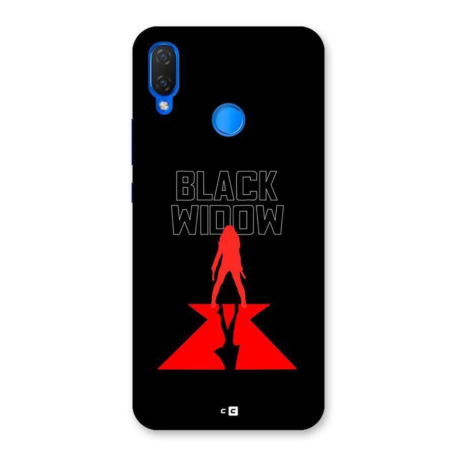 Black Widow Back Case for Huawei P Smart Plus