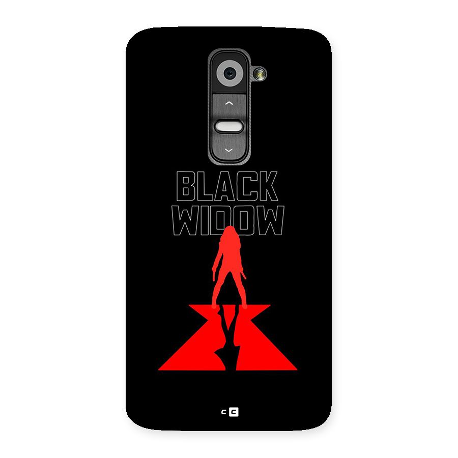 Black Widow Back Case for LG G2