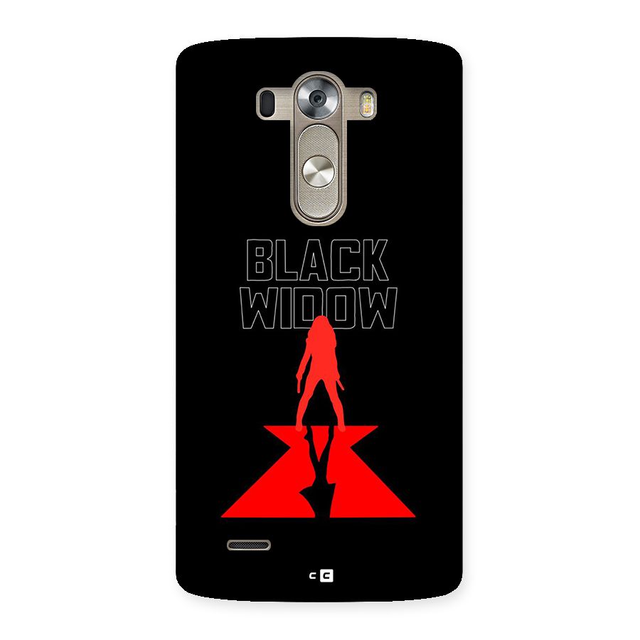 Black Widow Back Case for LG G3