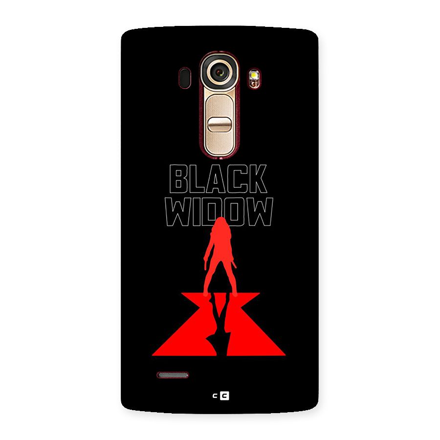 Black Widow Back Case for LG G4