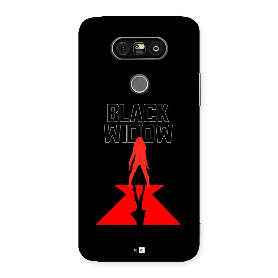 Black Widow Back Case for LG G5