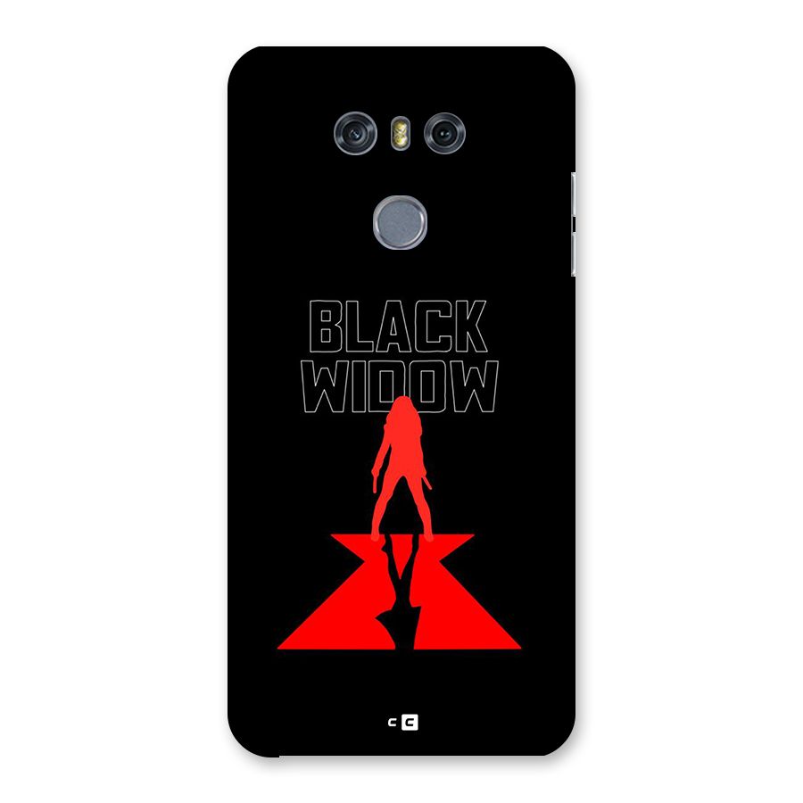 Black Widow Back Case for LG G6