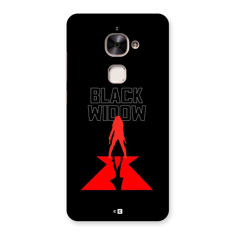 Black Widow Back Case for Le 2