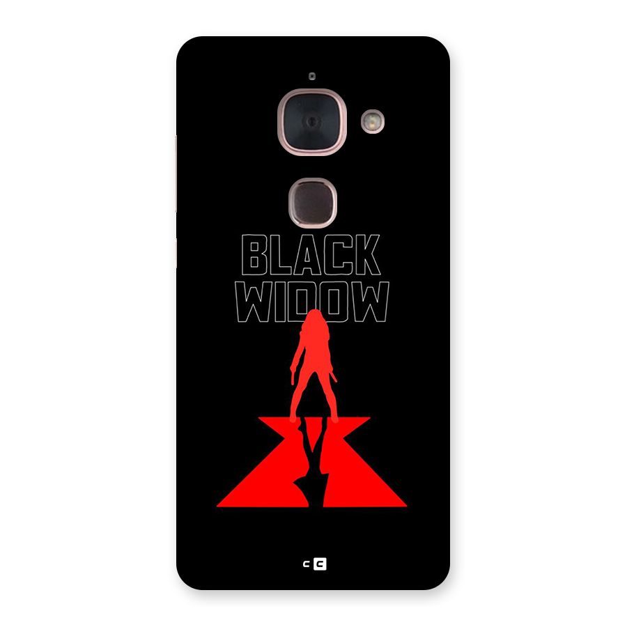 Black Widow Back Case for Le Max 2
