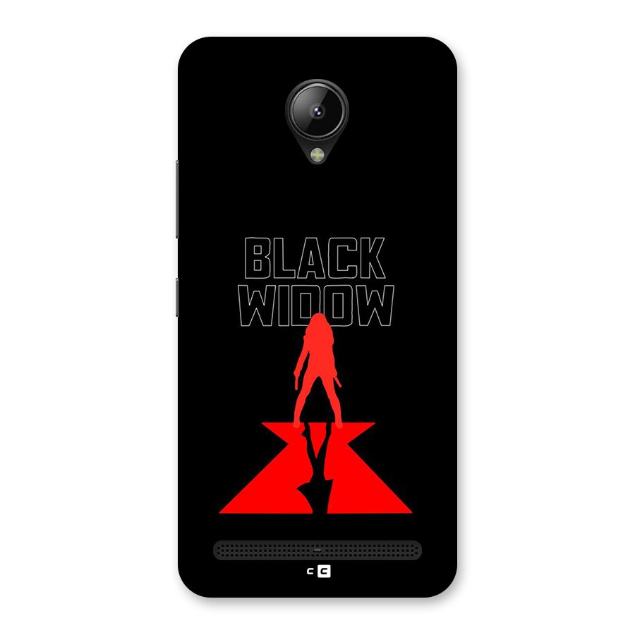Black Widow Back Case for Lenovo C2