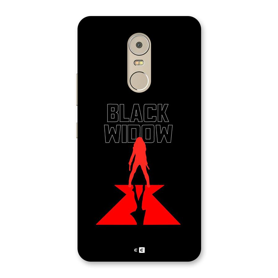 Black Widow Back Case for Lenovo K6 Note