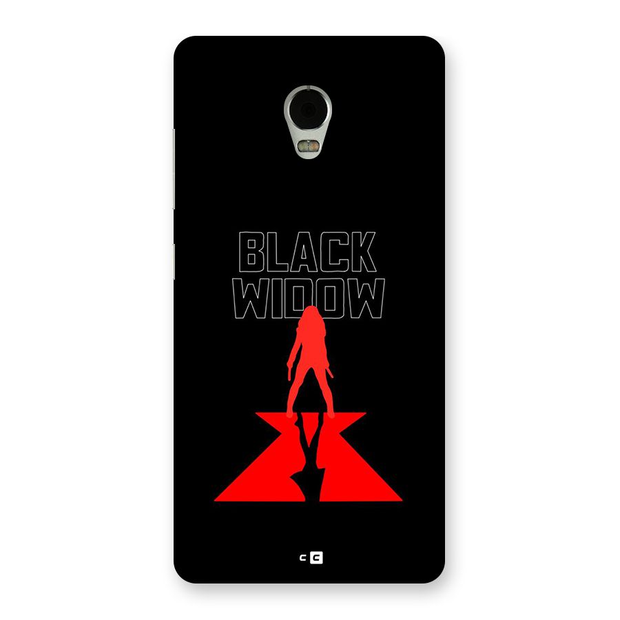 Black Widow Back Case for Lenovo Vibe P1