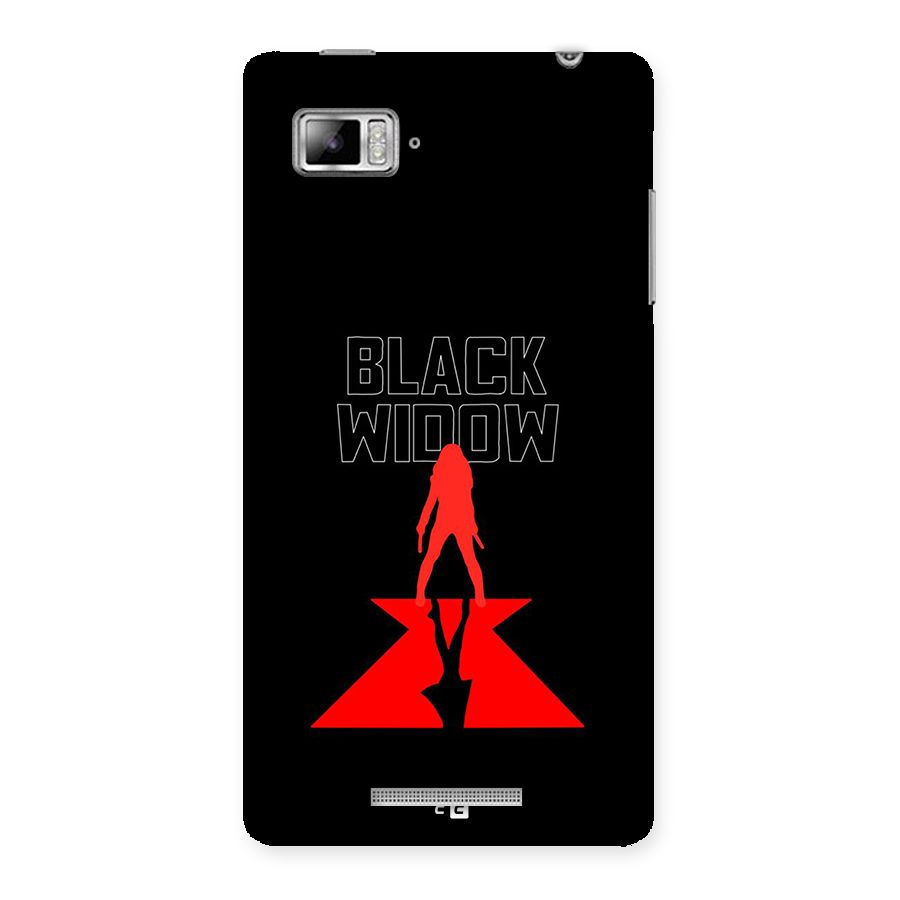 Black Widow Back Case for Lenovo Vibe Z K910