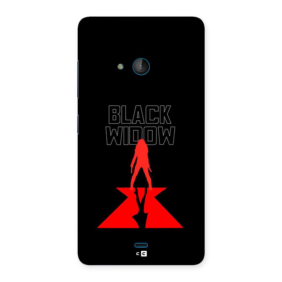 Black Widow Back Case for Lumia 540