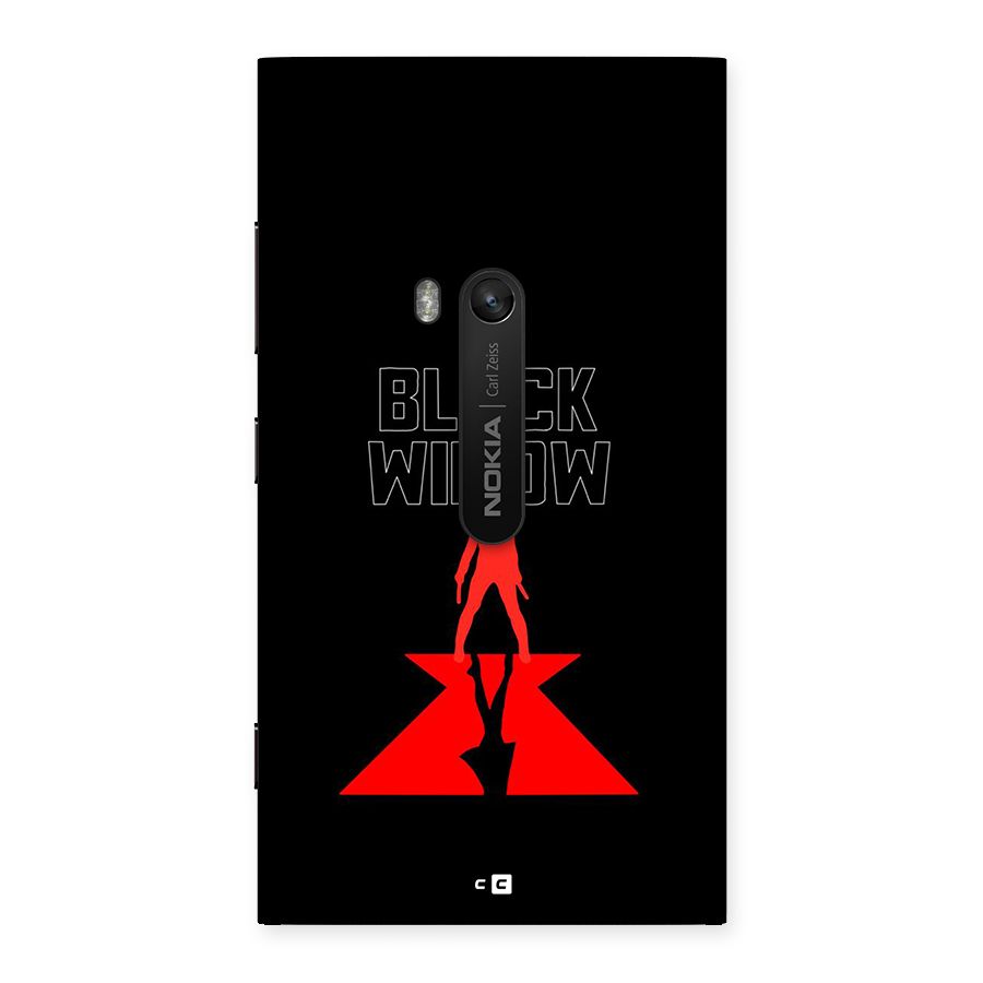 Black Widow Back Case for Lumia 920