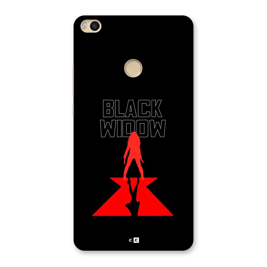 Black Widow Back Case for Mi Max 2