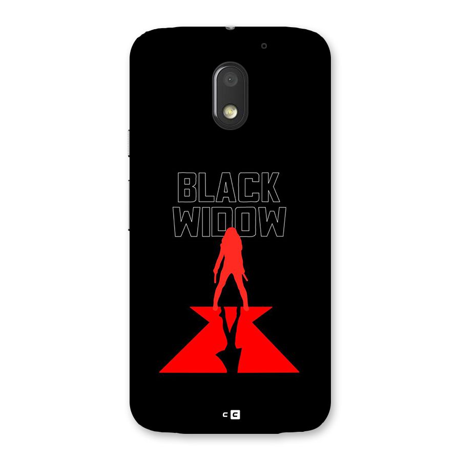 Black Widow Back Case for Moto E3 Power